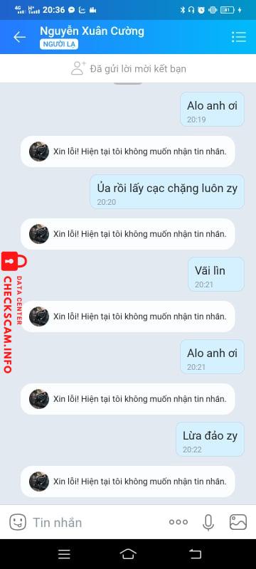 针对的证据 Nguyễn Xuân Cường