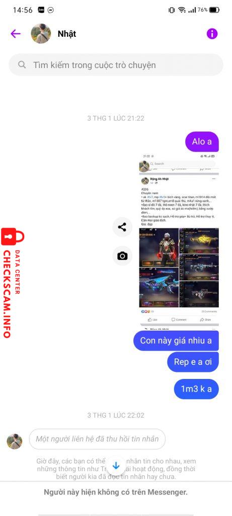 Ebidensya laban sa Đặng Anh Nhật
