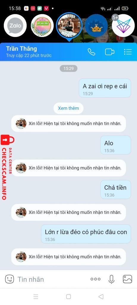 Ebidensya laban sa Trần Việt Thắng