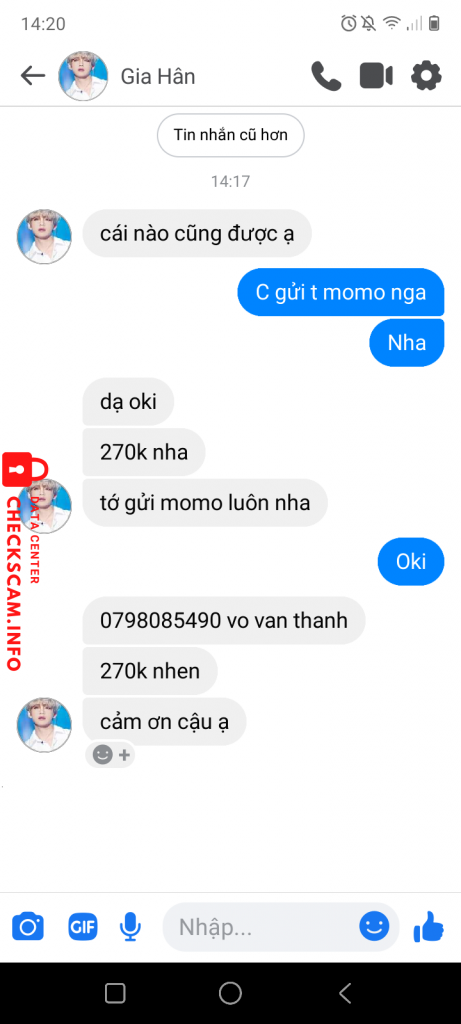 Ebidensya laban sa Vo Van Thanh