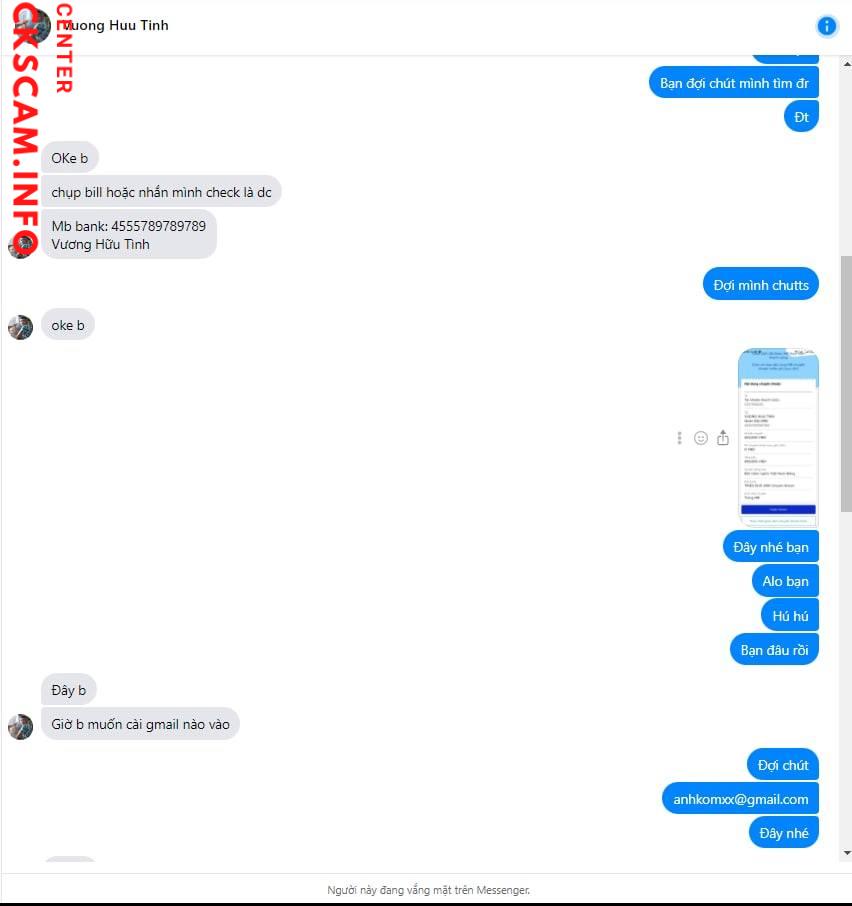 Ebidensya laban sa Vương Hữu Tính