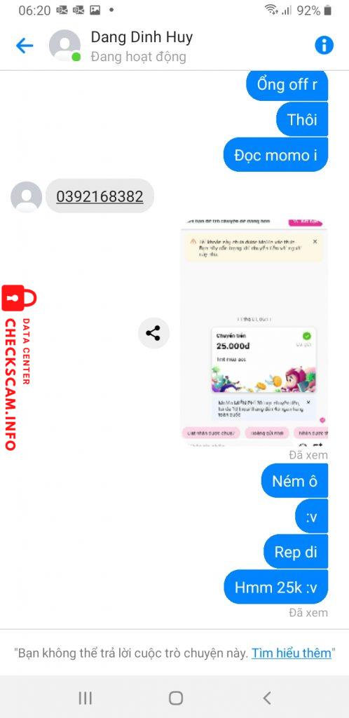 Ebidensya laban sa Dang Dinh Huy