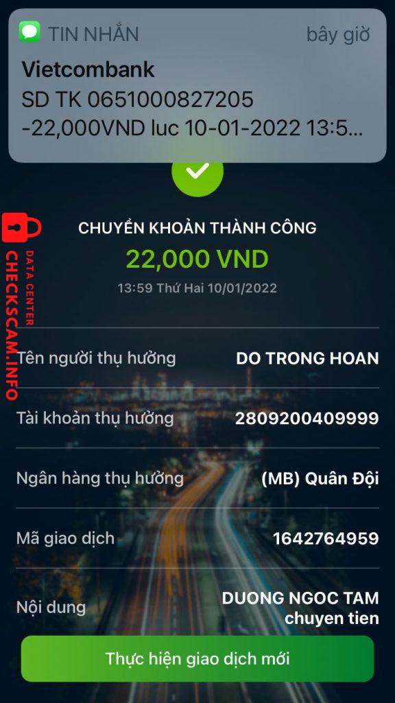 Ebidensya laban sa Do Trong Hoan