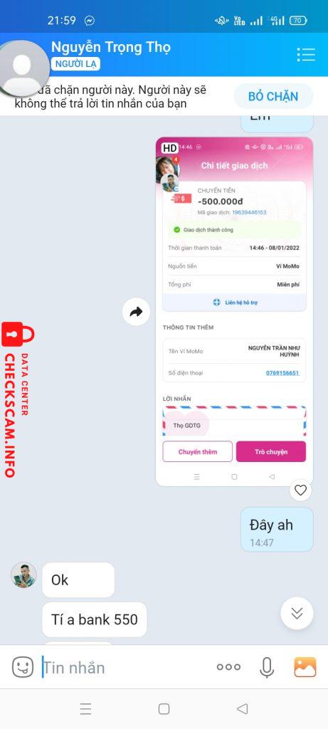 Ebidensya laban sa Trần Hiếu Nghĩa