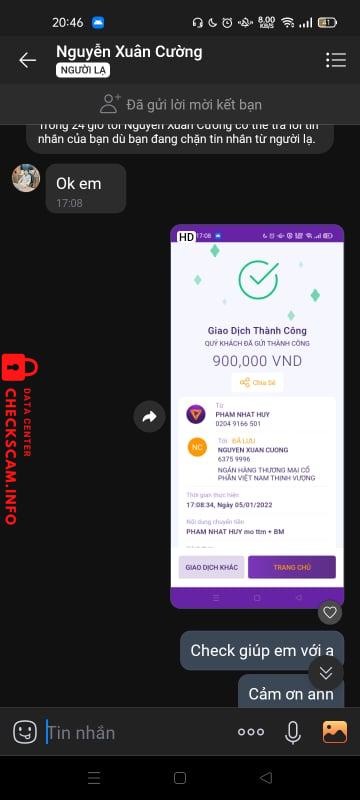 Ebidensya laban sa Nguyễn Xuân Cường