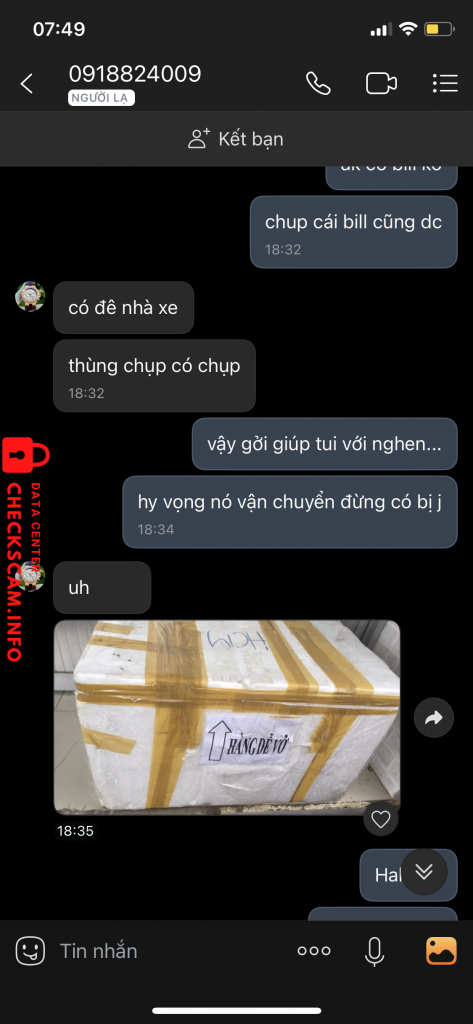 Ebidensya laban sa Phạm Thị Trinh
