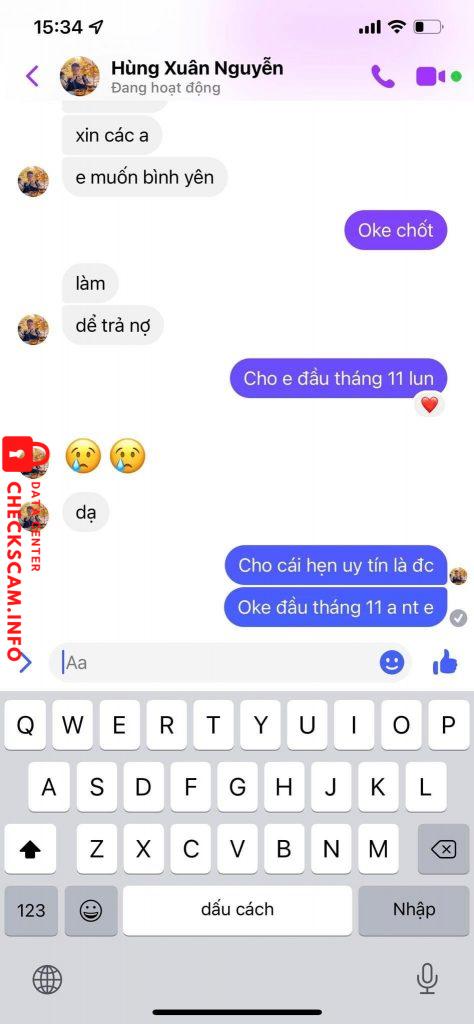 Preuves contre Nguyễn Xuân Hùng