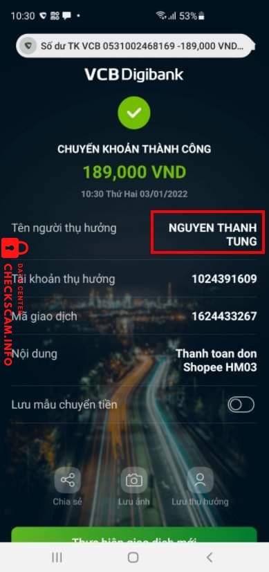Preuves contre Nguyễn Thanh Tùng