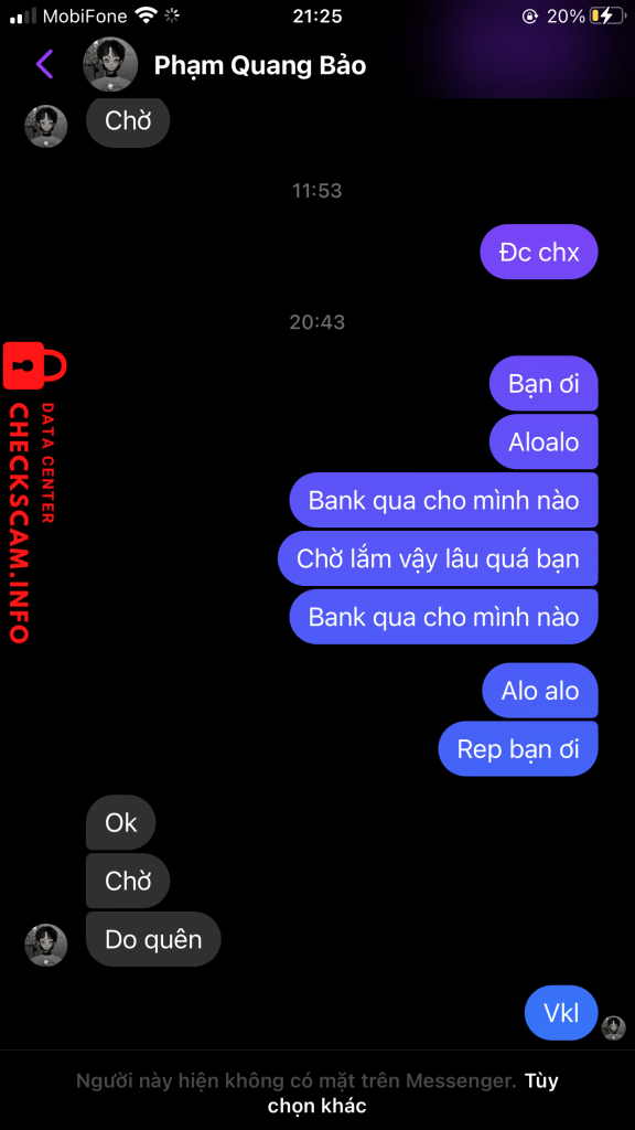 Preuves contre Trương Đình Hưng