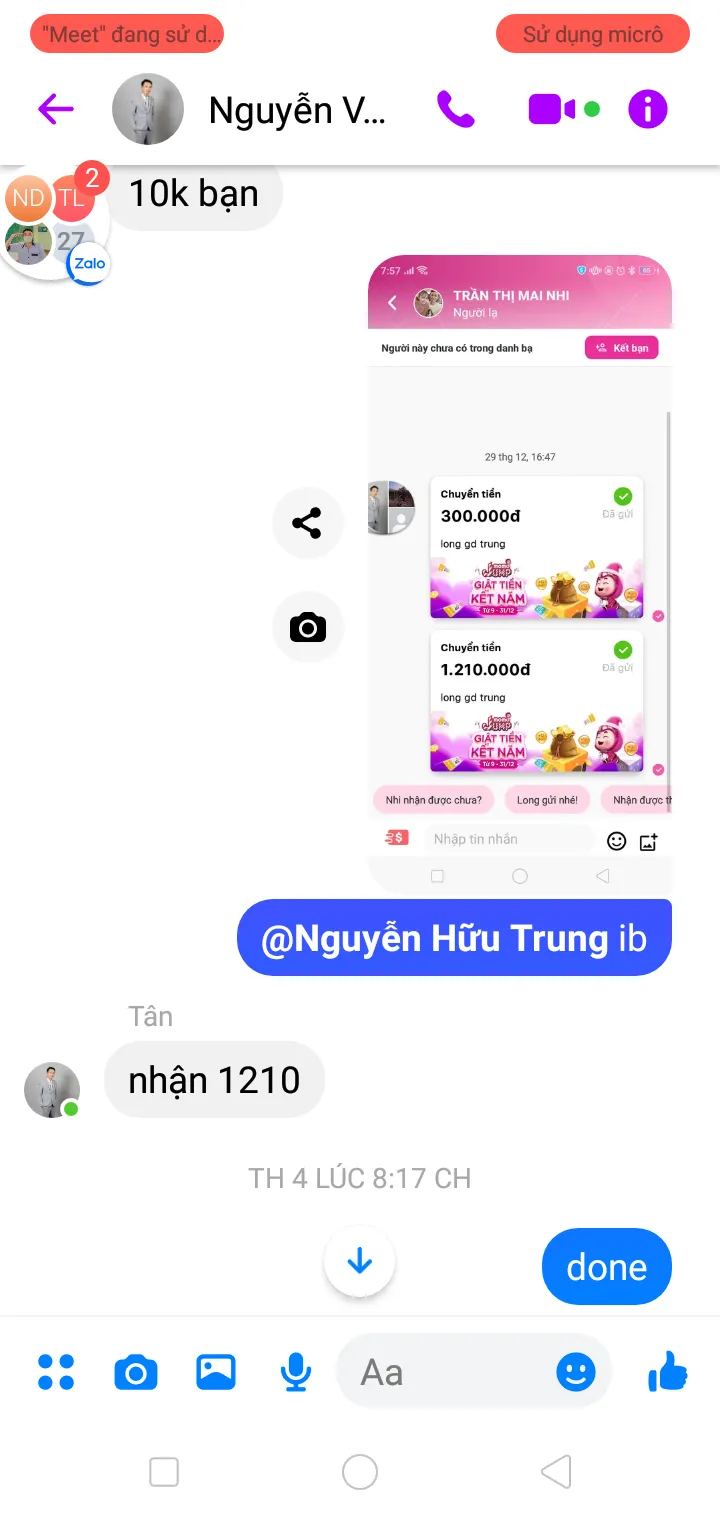 Preuves contre Le Quang Tạo
