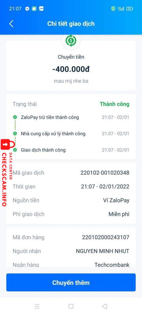 Ebidensya laban sa Dao Thi Kim Thu