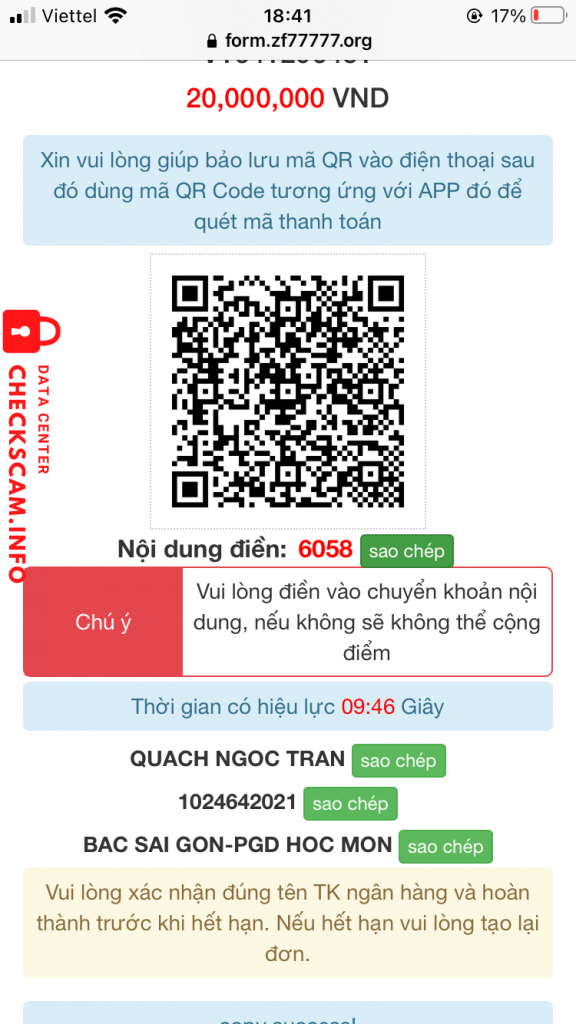 Ebidensya laban sa Nguyễn Thị Nga