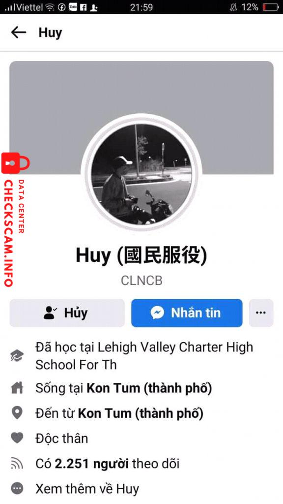 ဆန့်ကျင်သက်သေ Đinh Văn Quang Huy