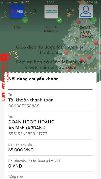 ဆန့်ကျင်သက်သေ Đoàn Ngọc Hoàng