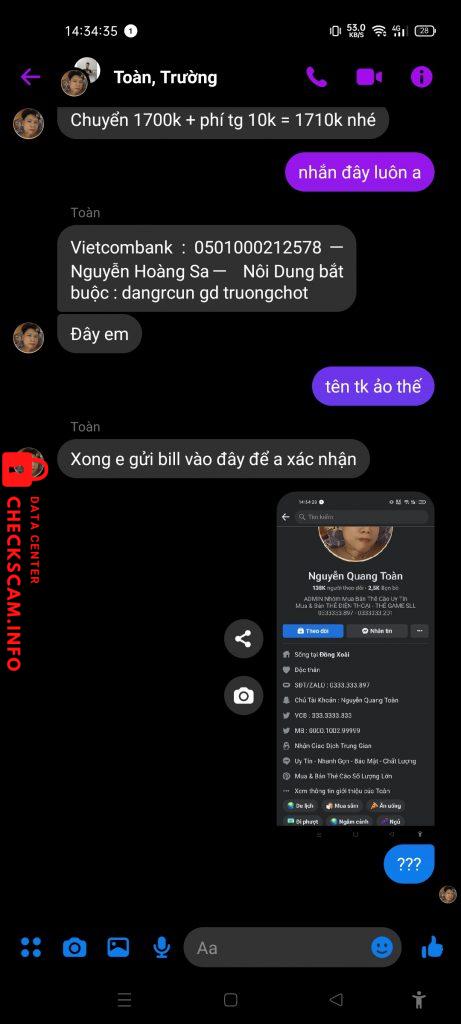 ဆန့်ကျင်သက်သေ Nguyễn Hoàng Sa