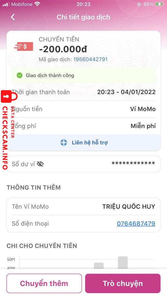 ဆန့်ကျင်သက်သေ Trieu Quoc Huy