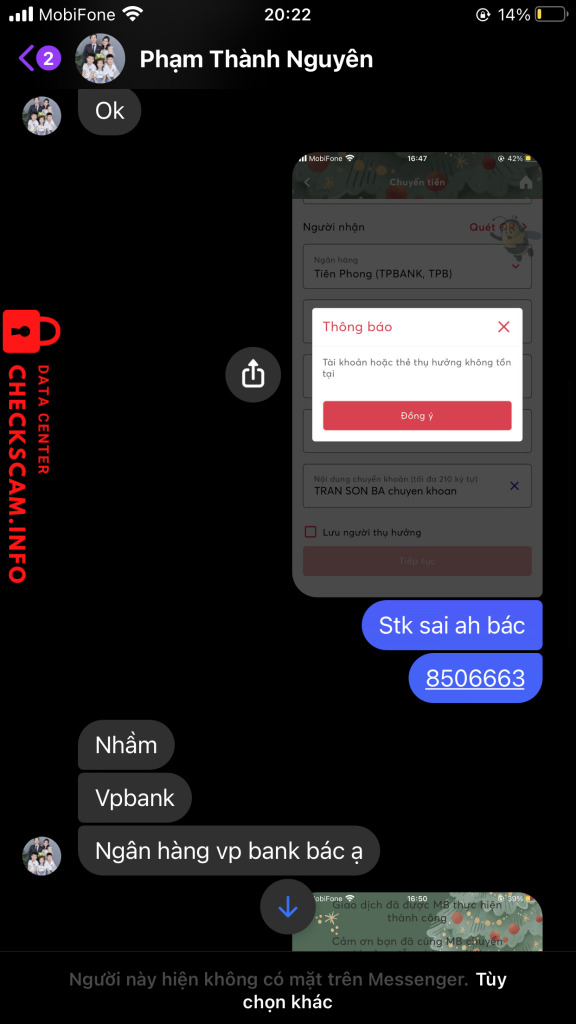 Preuves contre Pham Thanh Nguyen