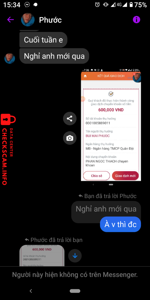 Preuves contre Bùi Mai Phước