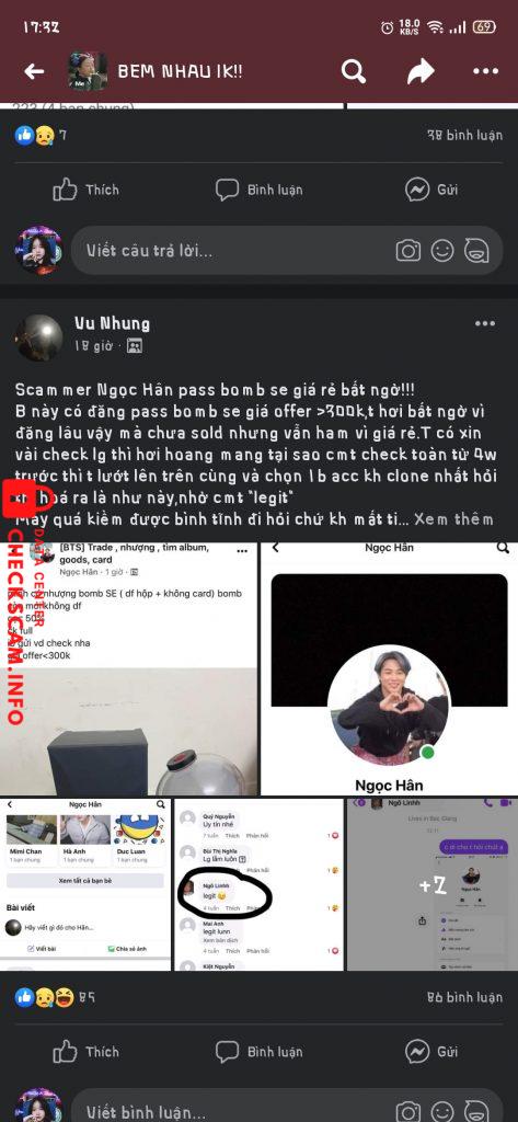 Preuves contre Nguyen Huong Ly