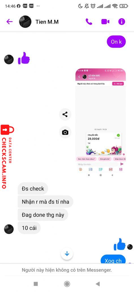Preuves contre Nguyen Quang Tien