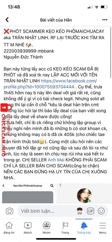 Preuves contre Nguyễn Đức Thành