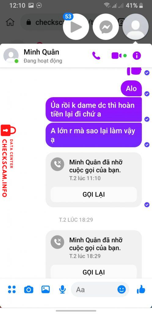 Preuves contre Hoàng Ngọc Minh Quân