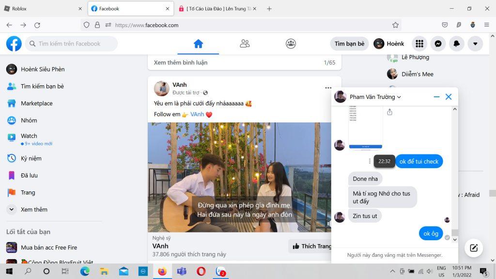 Preuves contre Phạm Văn Trường