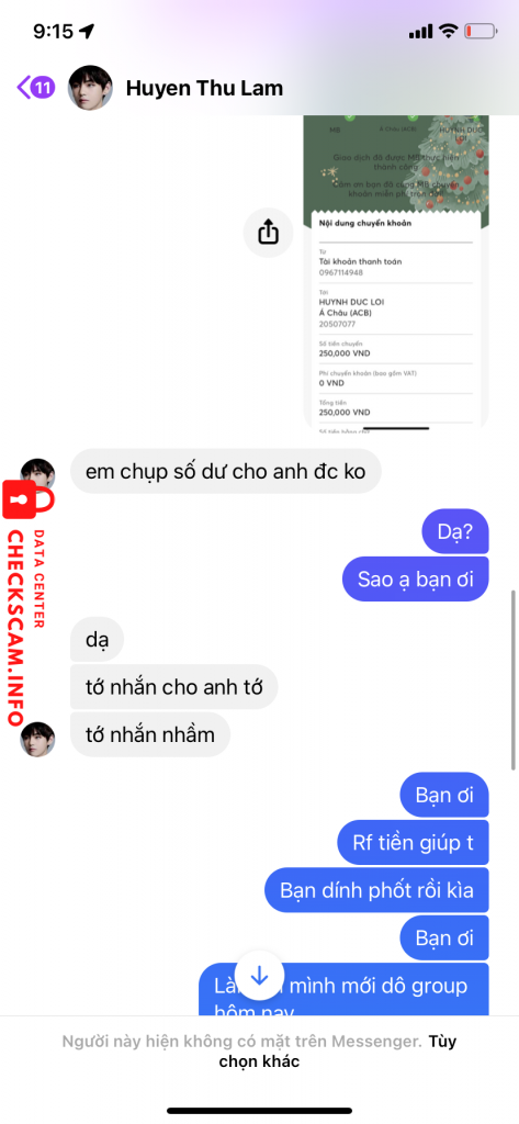 Preuves contre Huỳnh Đức Lợi