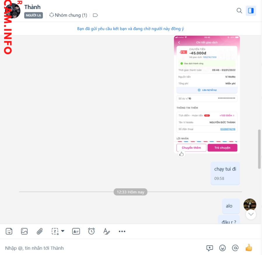 Preuves contre Nguyễn Đức Thành