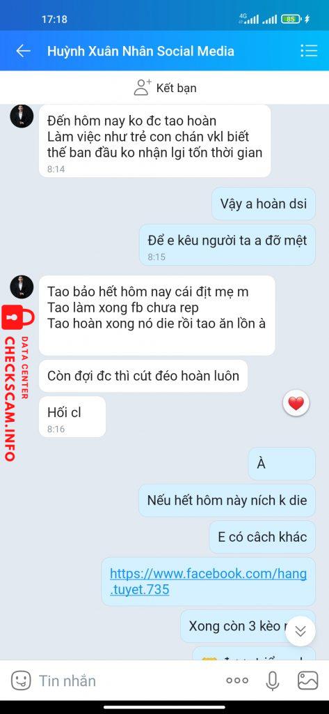 ဆန့်ကျင်သက်သေ Huỳnh Xuân Nhân
