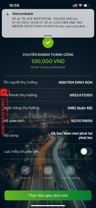 针对的证据 Nguyen Dinh Son