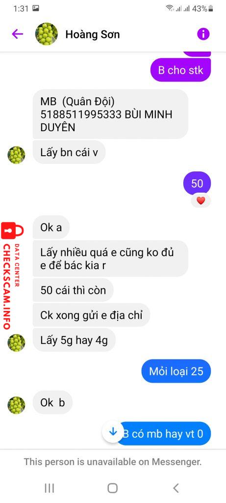 ဆန့်ကျင်သက်သေ Bui Minh Duyen