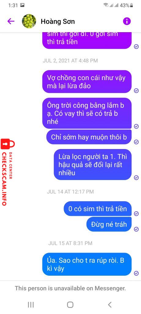 ဆန့်ကျင်သက်သေ Nguyen Hoang Son