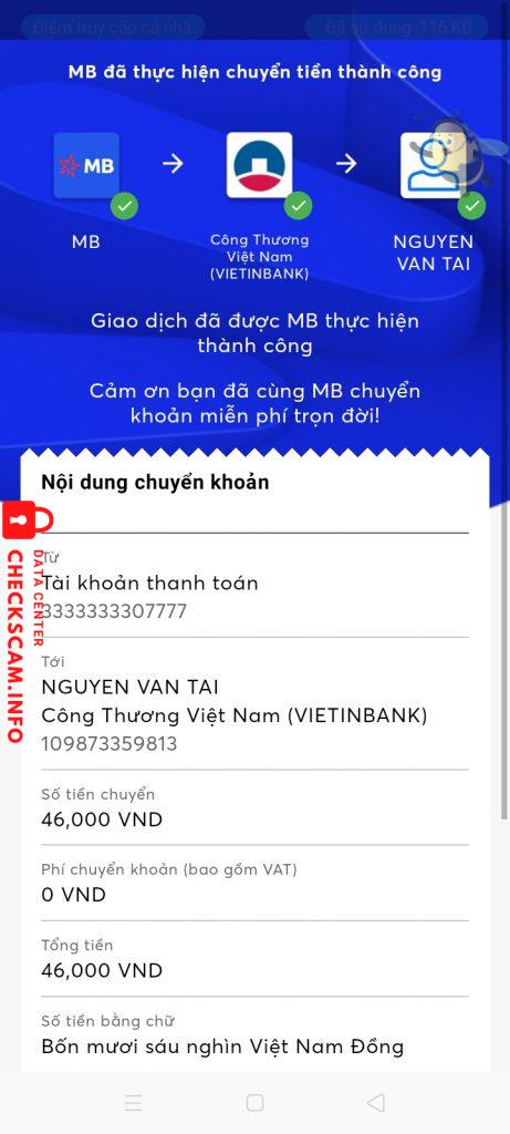 针对的证据 Nguyễn Văn Tài