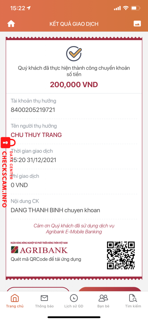 针对的证据 Chu Thuy Trang