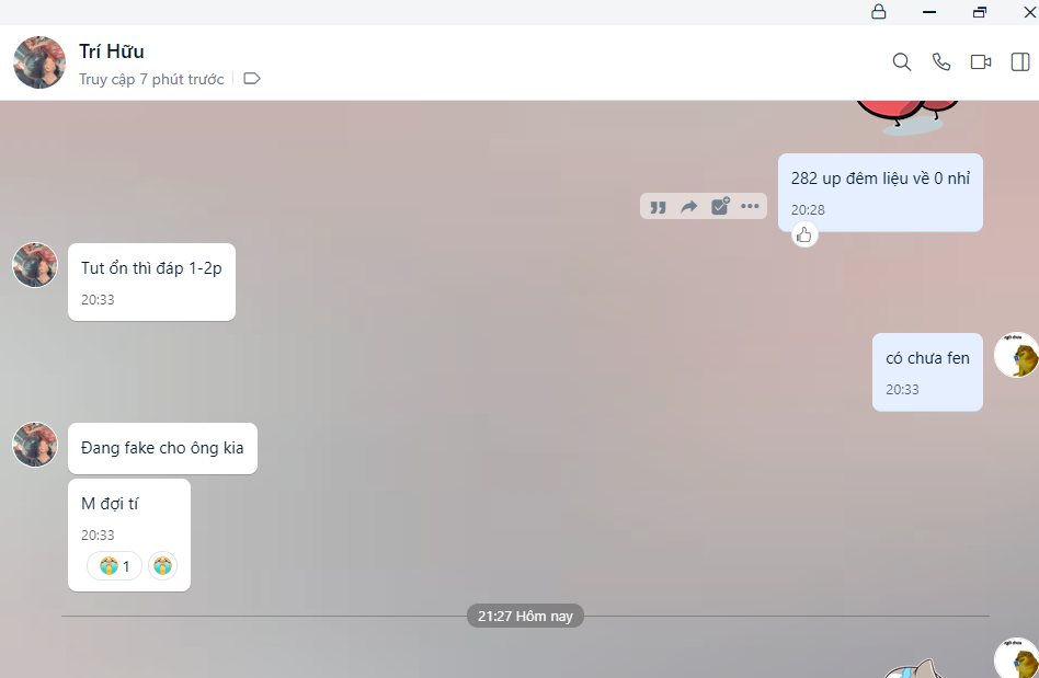 针对的证据 Nguyễn Trí Hữu