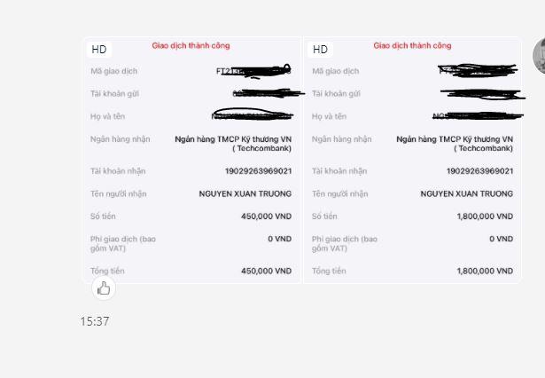 Ebidensya laban sa Nguyễn Xuân Trường