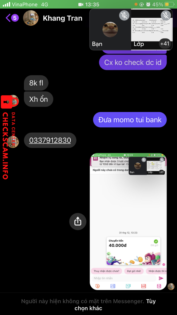 Preuves contre Khang Trần