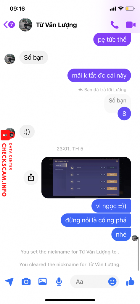 Preuves contre Từ Văn Lượng