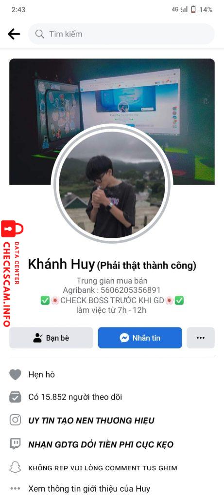 Ebidensya laban sa Khánh Huy