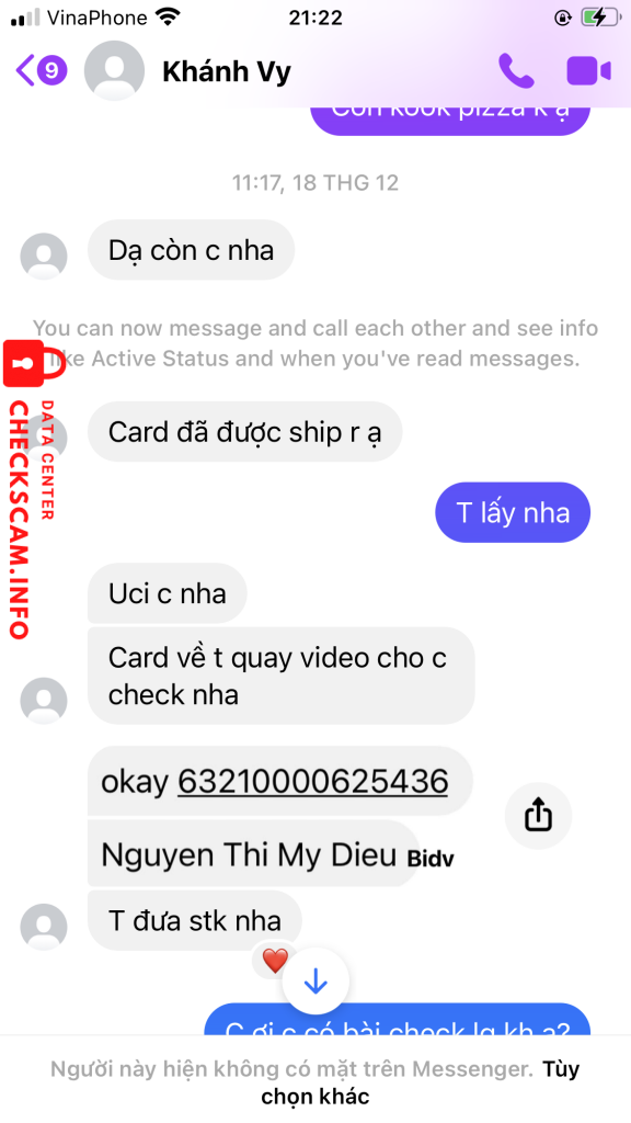 Preuves contre Nguyen Thi My Dieu