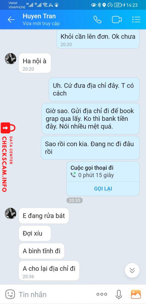 Ebidensya laban sa Trần Thị Thu Huyền