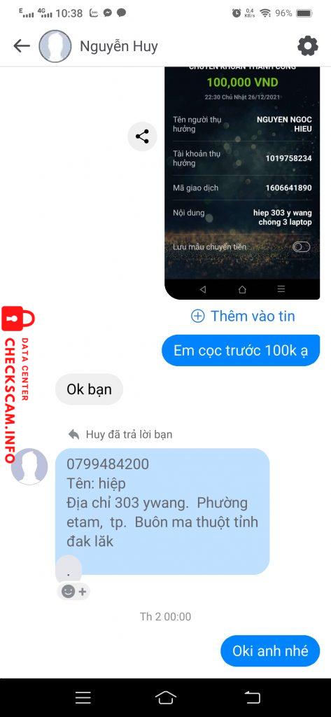 Ebidensya laban sa Nguyễn Ngọc Hiếu