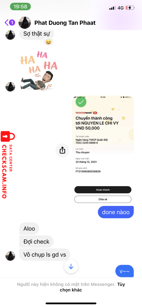 Ebidensya laban sa Nguyen Le Chi Vy