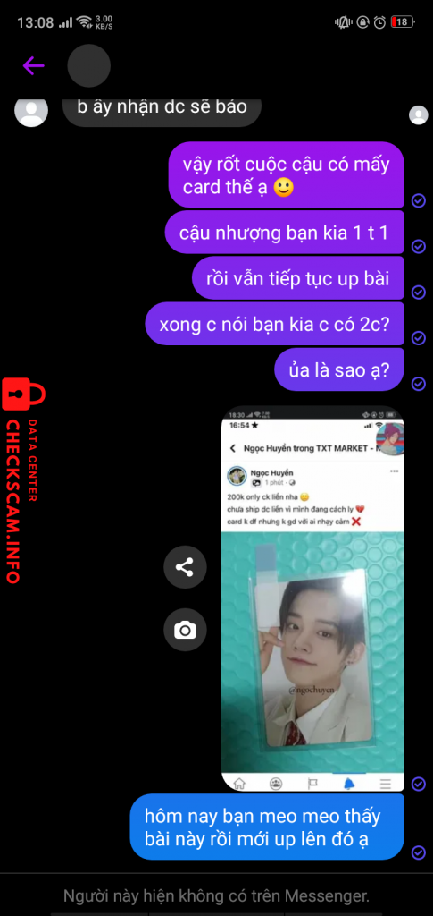 Ebidensya laban sa Nguyen Thi Ngoc Huyen
