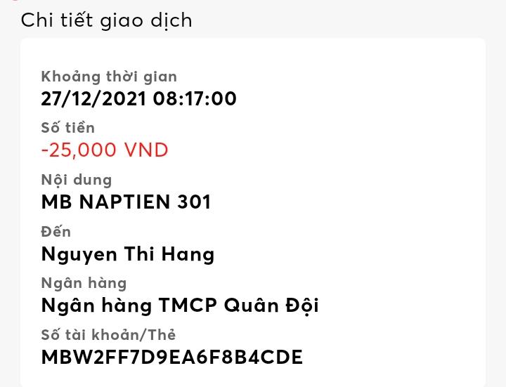Ebidensya laban sa Nguyen Thi Hang