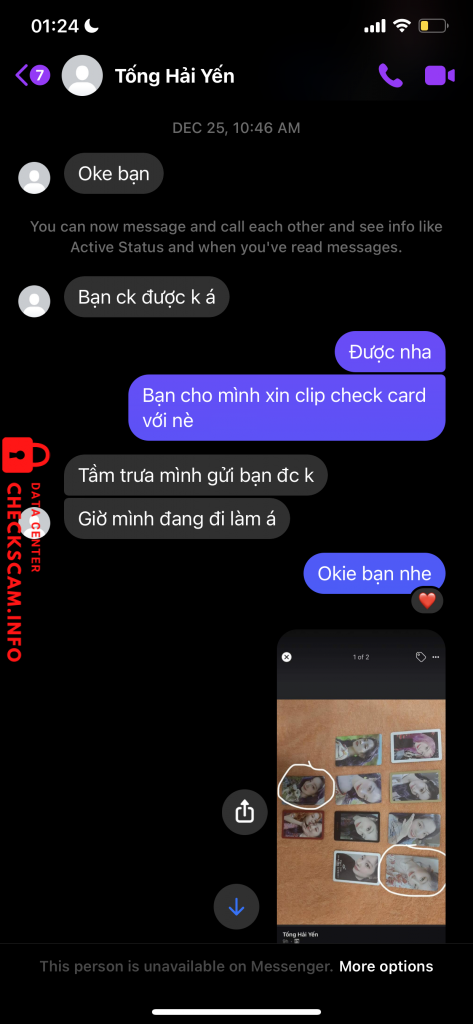 Ebidensya laban sa Nguyen Thi My Tien