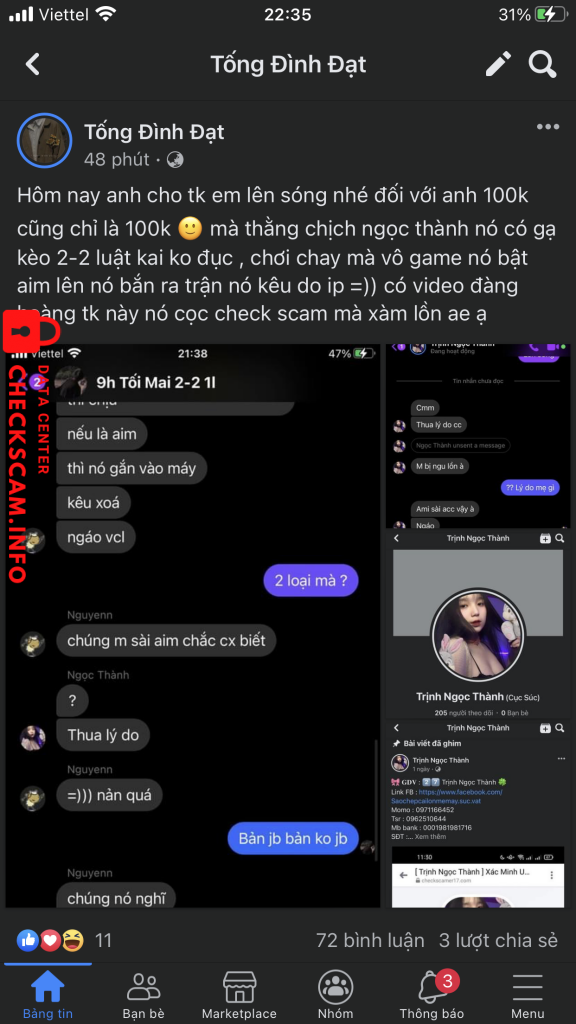 Ebidensya laban sa Trịnh Ngọc Thành