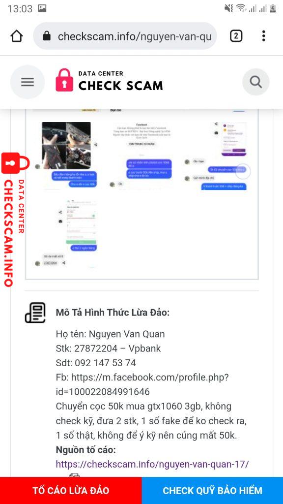 Ebidensya laban sa Nguyễn Văn Quân