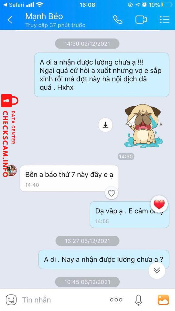 Preuves contre Truong Doan Manh